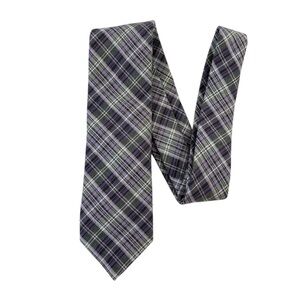 Zanetti Italy Plaid Men's Tie Silk & Wool